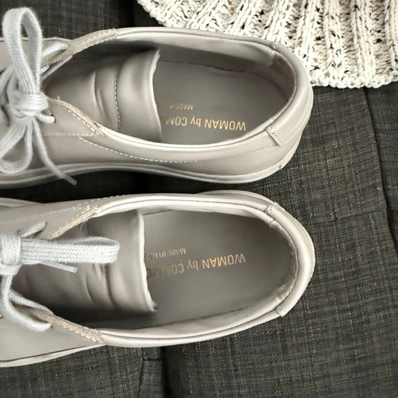 Common Projects Gray Sneakers Minimalist Design - Picture 3 of 5